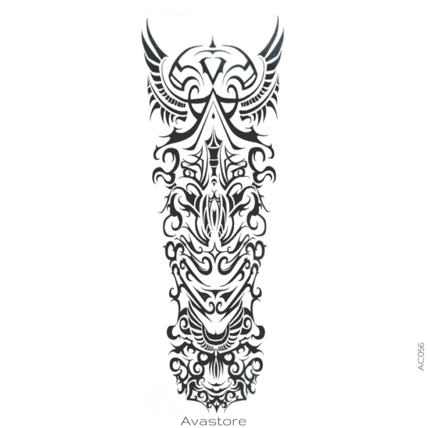 image tatouage tribal manche