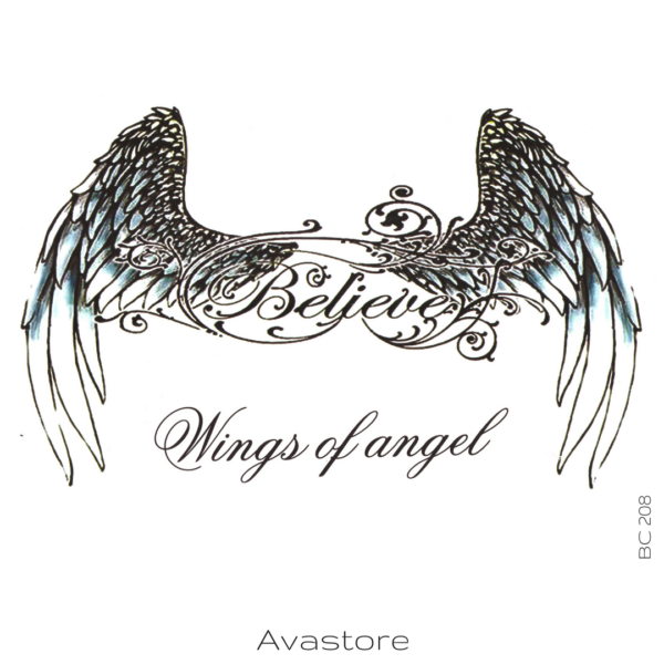 tatouage temporaire wings of angel