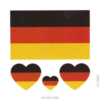 image tatouage drapeau allemand