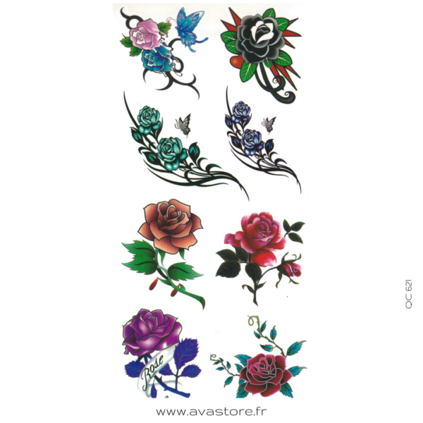 image tatouage roses
