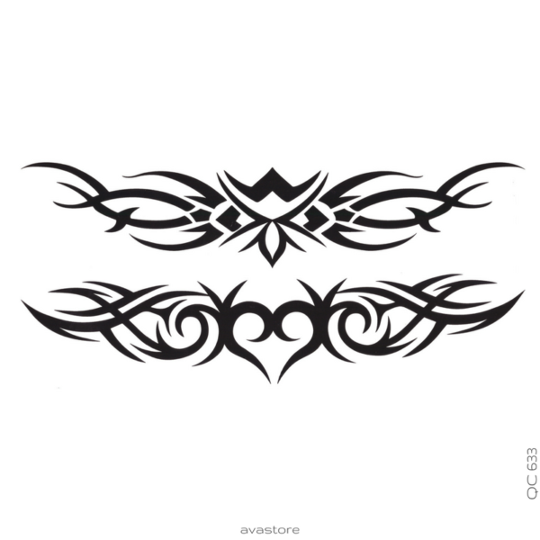 image tatouage cœur tribal