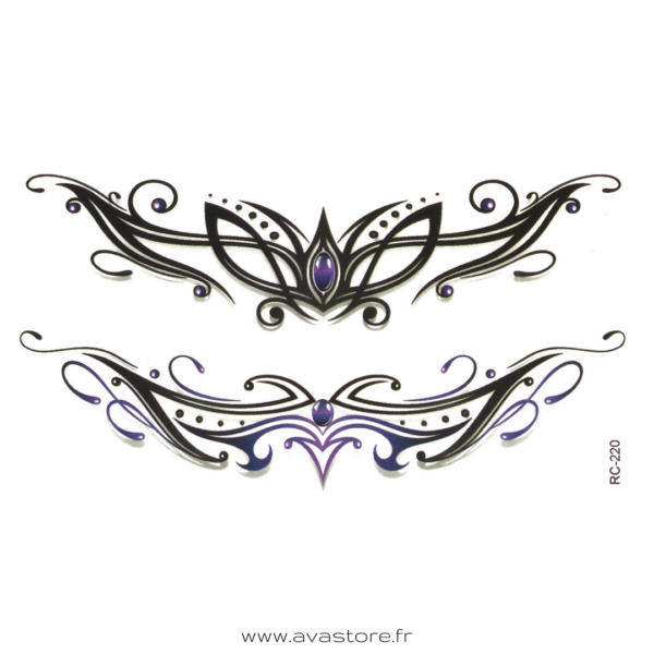 image tatouage papillon oriental