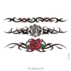 image tatouage rose tribal